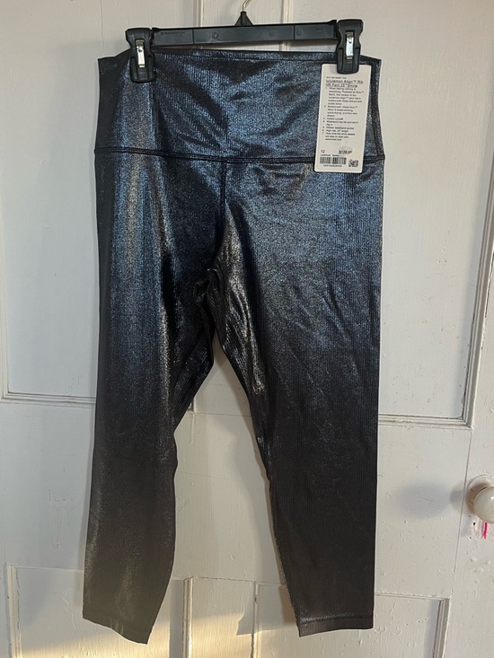 lululemon athletica Pants - Lululemon rib align shiny leggings. Size 12